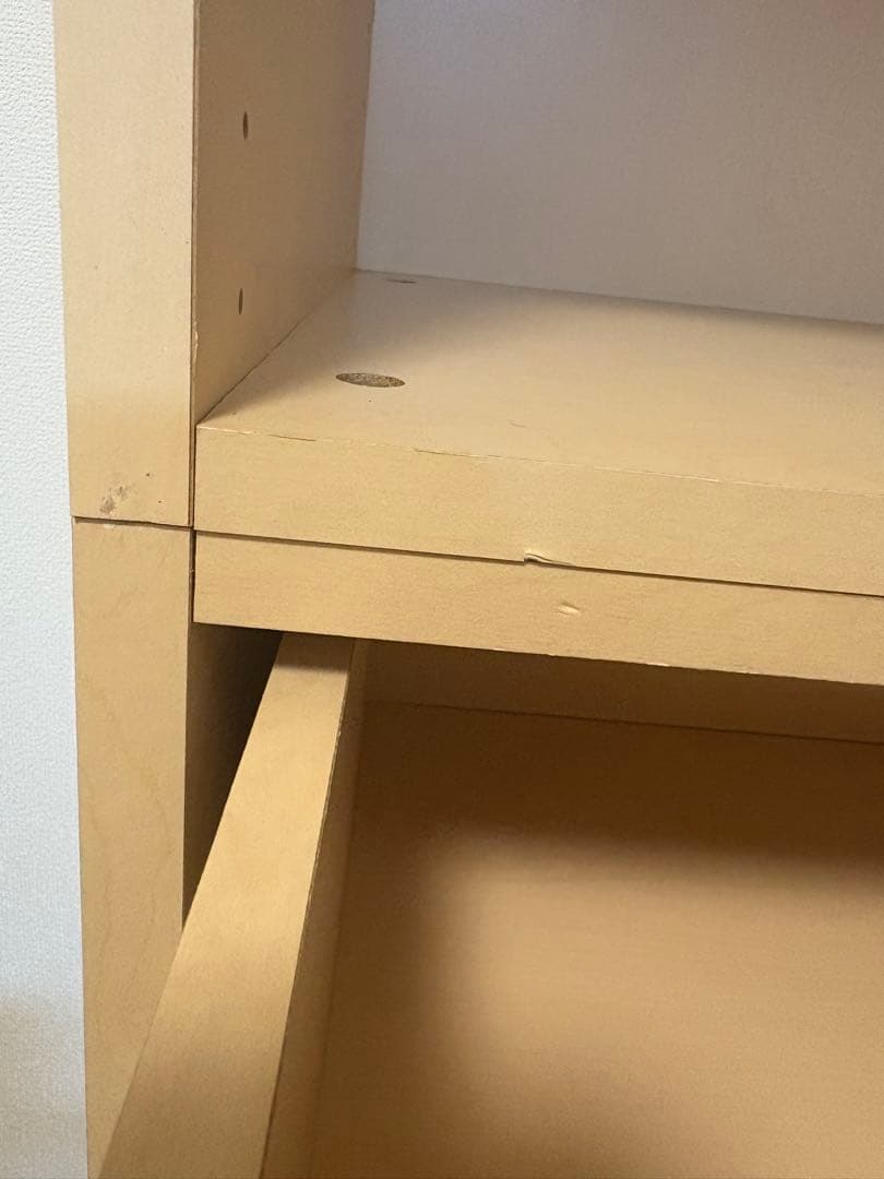 希少無印良品　廃盤　メープル材　食器棚　カップボード