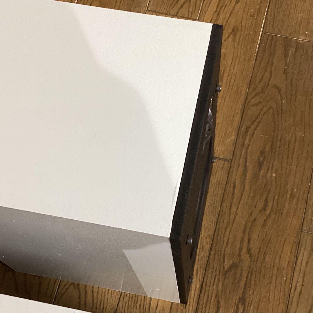 ビクターユニット使用自作スピーカー16㎝2way バッフル重ねてお色直し