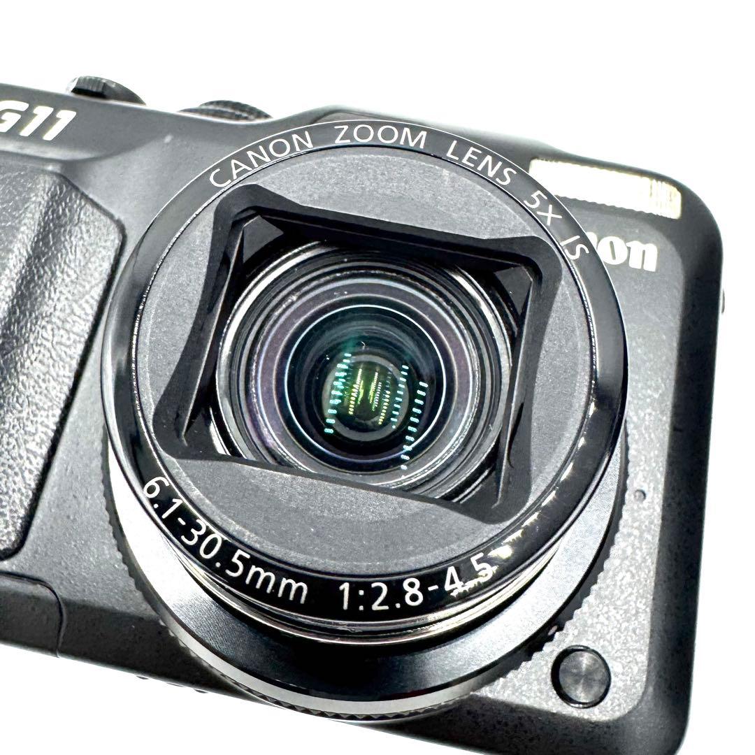 動作良好 Canon キャノン PowerShot G11 ブラック コンデジ