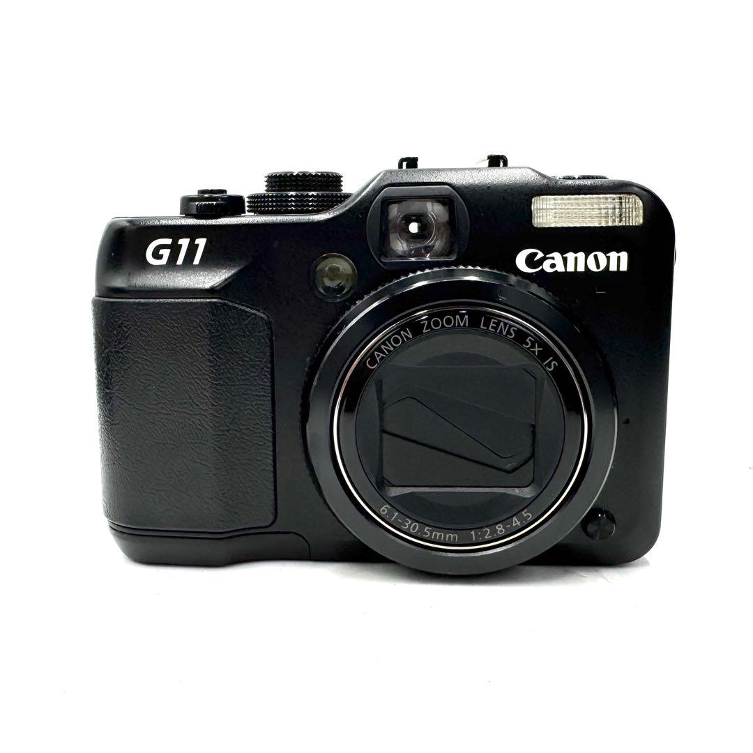 動作良好 Canon キャノン PowerShot G11 ブラック コンデジ