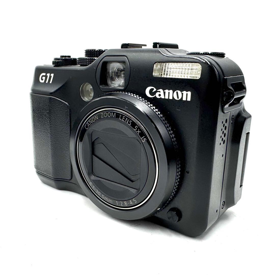 動作良好 Canon キャノン PowerShot G11 ブラック コンデジ