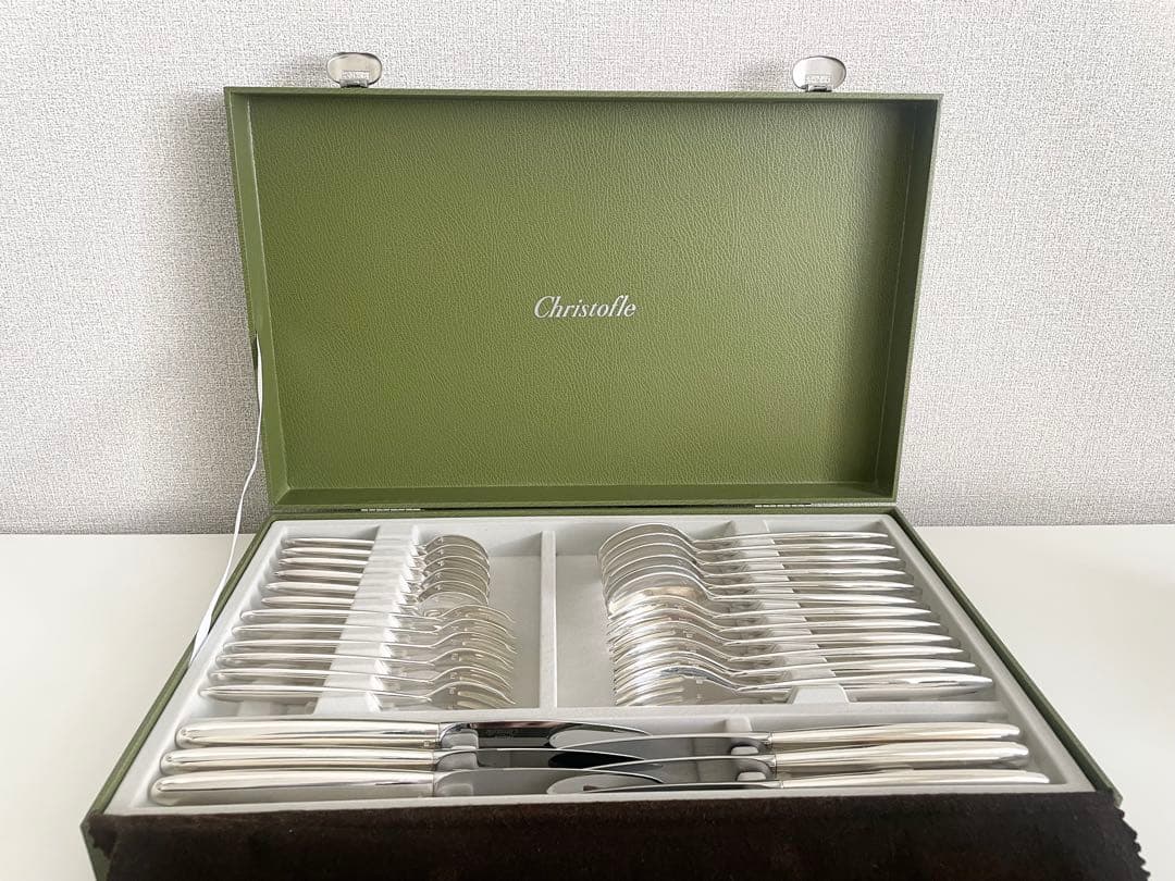 Christofle クリストフル　カトラリーセット 30点【ドロップシリーズ】