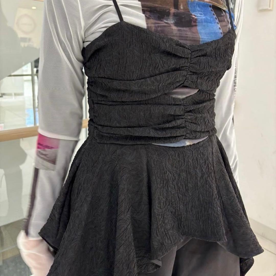 トップス fetico CUTOUT CAMI TOP