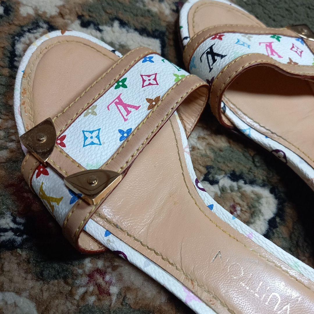 Louis Vuitton マルチカラー　ミュール　サンダル