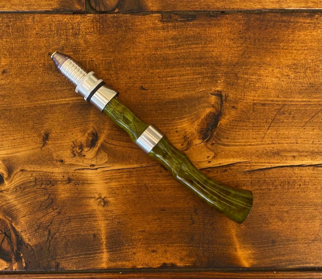 ウッドグリップ　トラウトロッド　ウッドリールシート　ロッドビルディング　渓流釣り