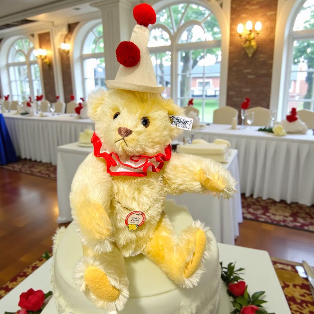 シュタイフ Steiff テディベア テディクラウン 美品 クラウンハット2個