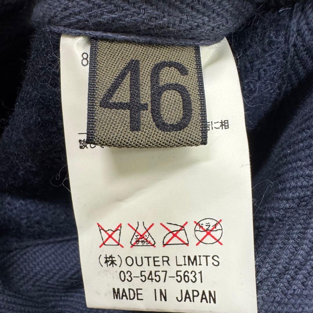 Nigel Caborne リバーシブルモンゴメリーコート 46ネイビーダッフル