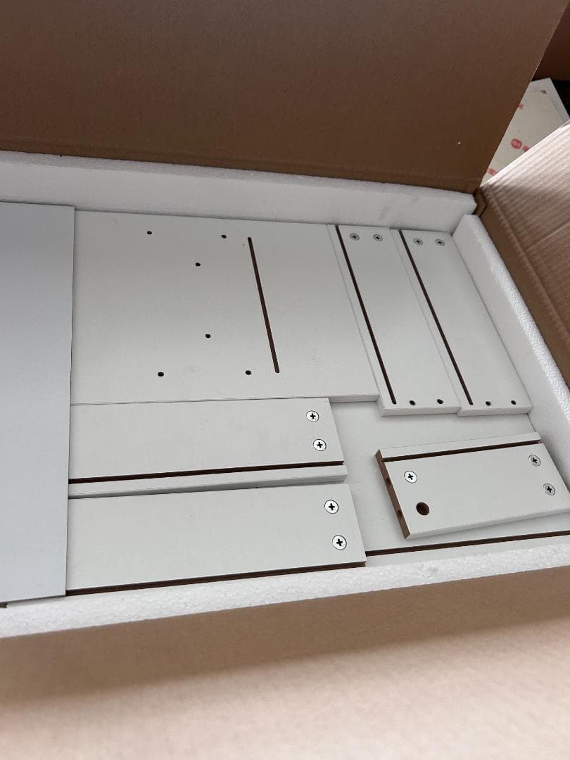 ホワイト ドレッサー・鏡台 訳あり品　写真をご確認 J102-②