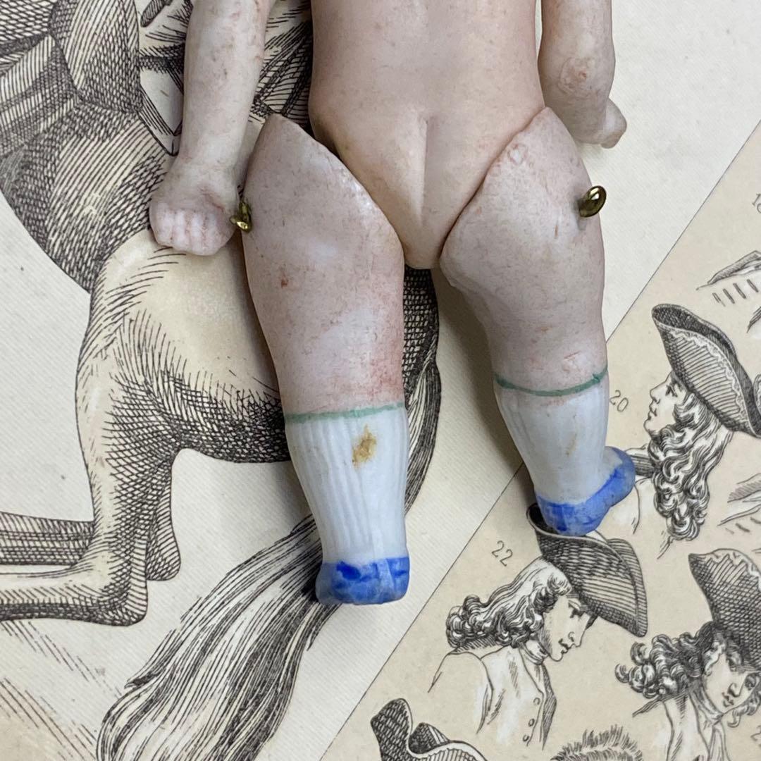 ドイツアンティーク ビスクドール 9cm