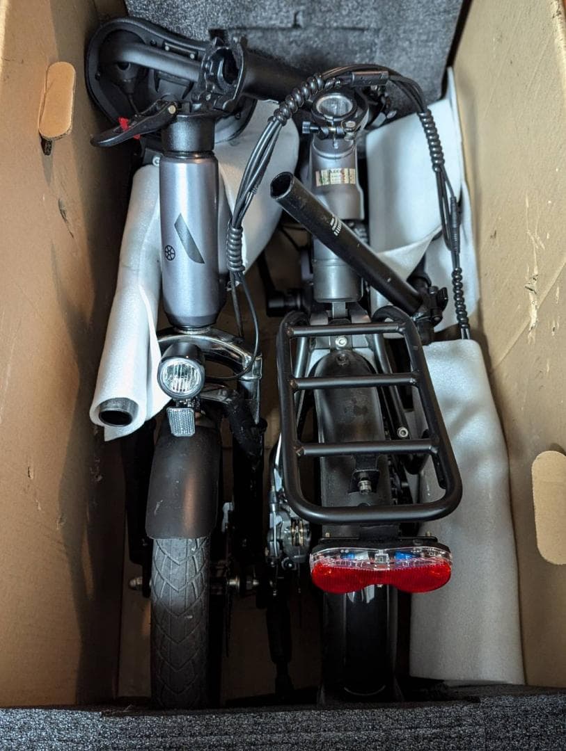 【訳あり】　AiDDE 電動自動車 電動アシスト自転車 折りたたみ式 16インチ