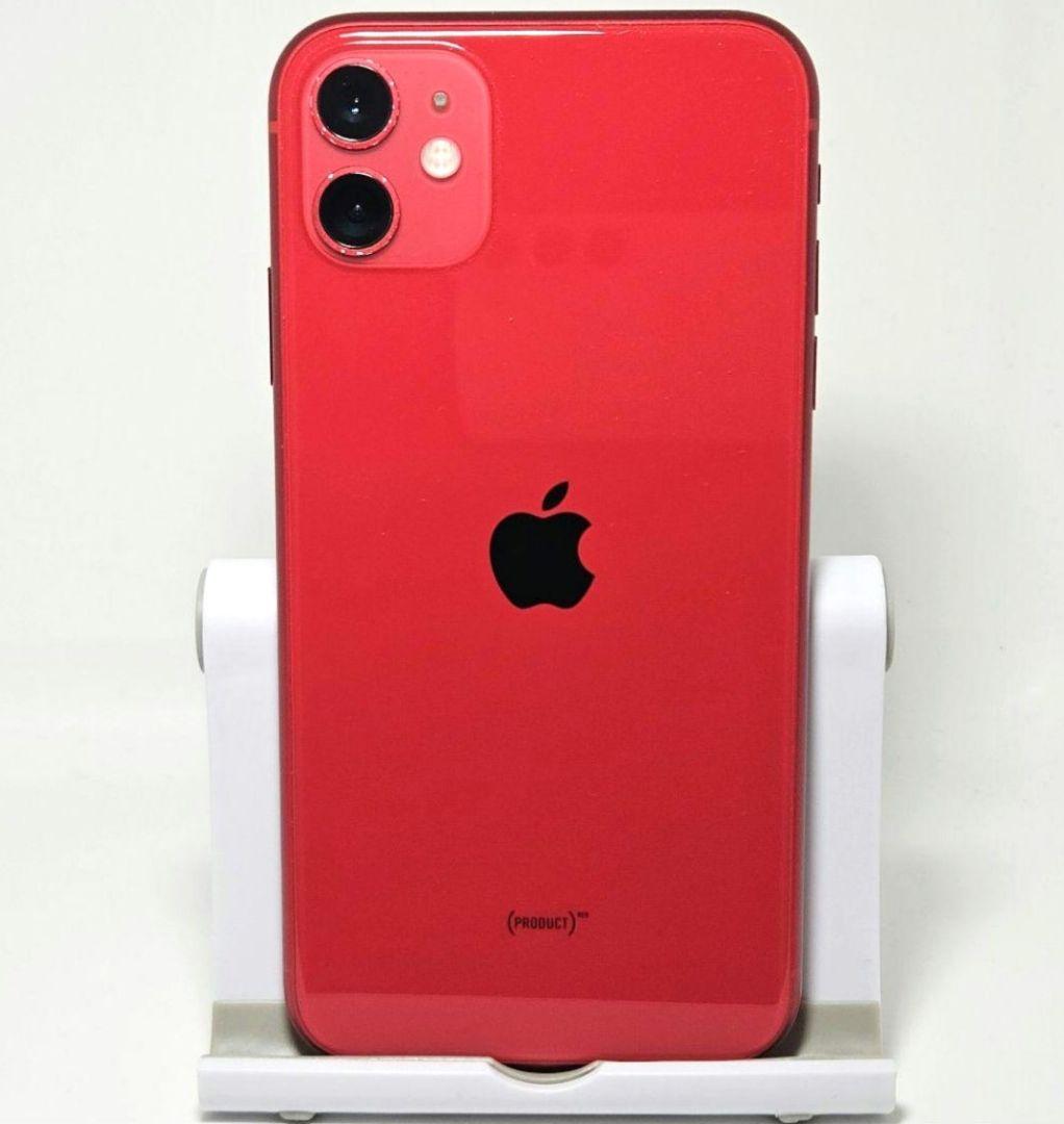SIMフリー 美品 動作品 iPhone11 128GB プロダクトレッド 本体