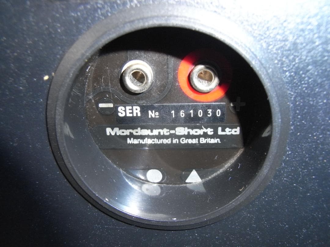 (英国）Mordant-Short 2-wayブックシェルフMS25Ti 動作品