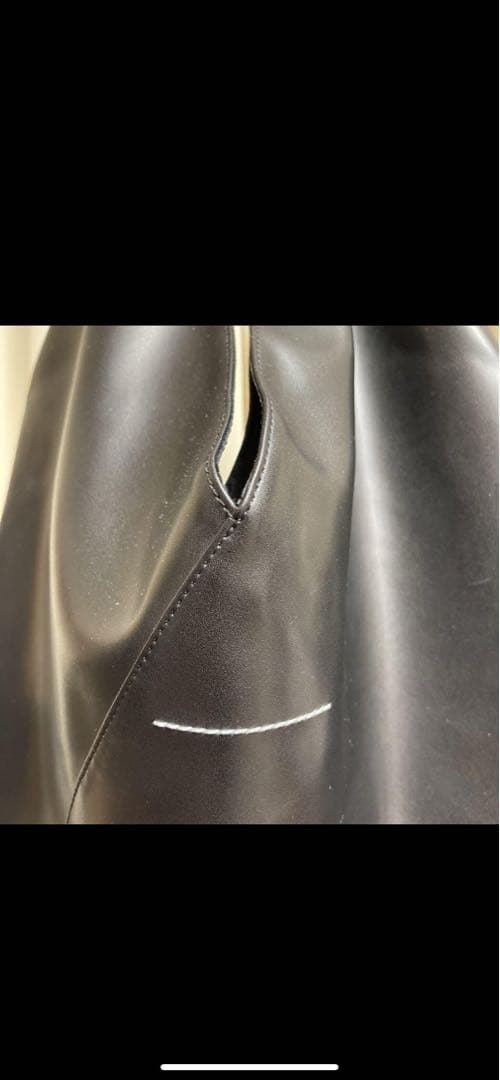 メゾンマルジェラ MM6 レザーバッグ ショッピングバッグ