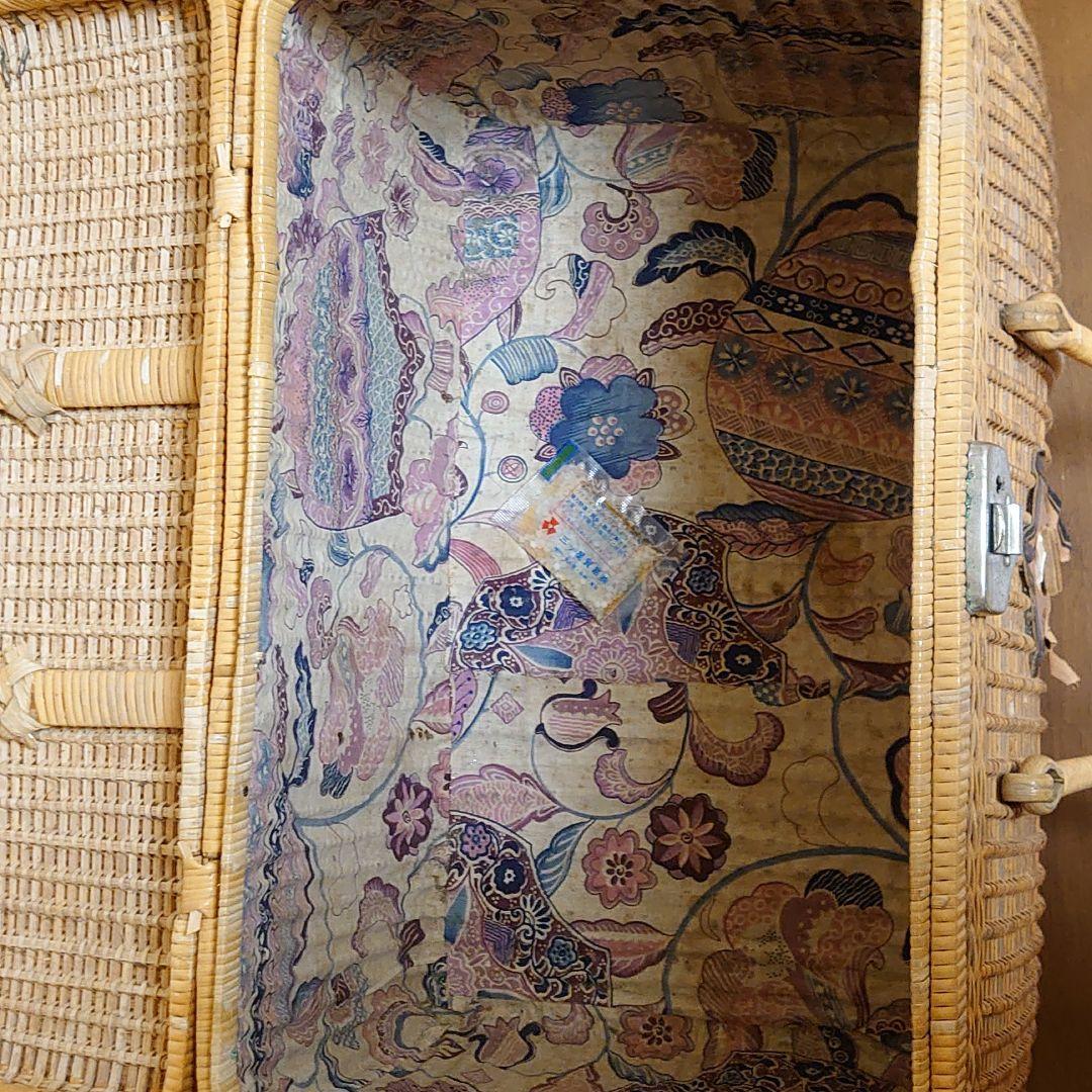 竹製バスケット(昭和初期)