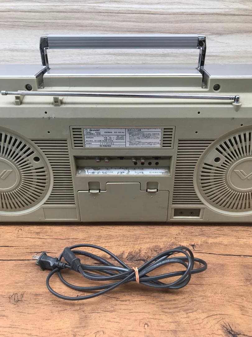 ラジオ・コンポ SHARP THE SEARCHER WF GF-757(F64)