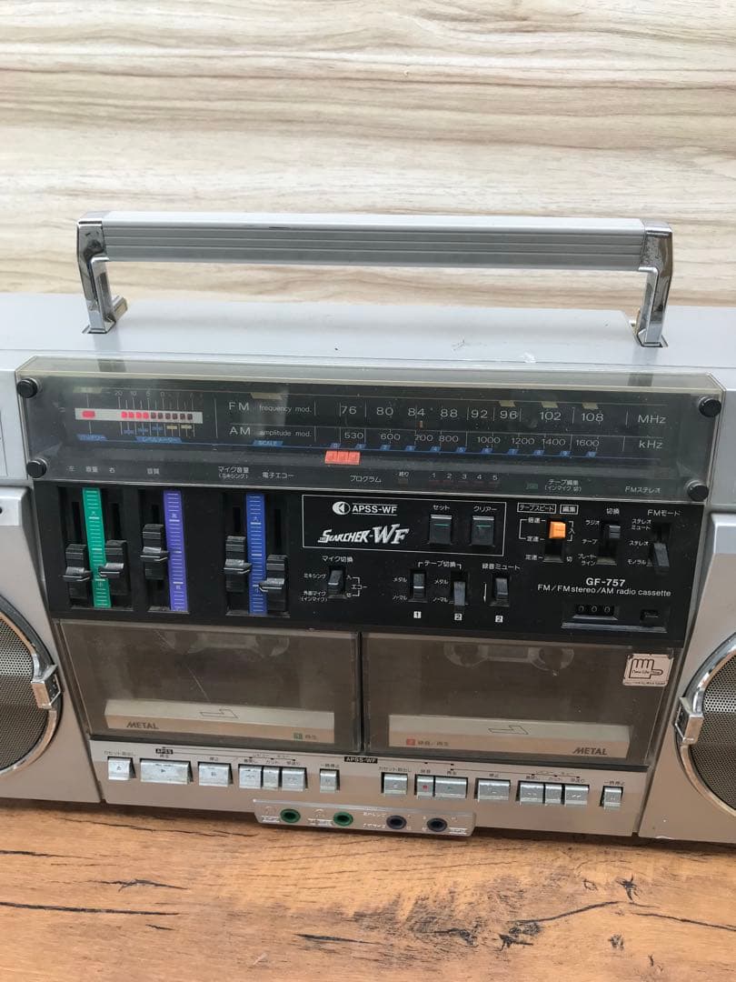 ラジオ・コンポ SHARP THE SEARCHER WF GF-757(F64)