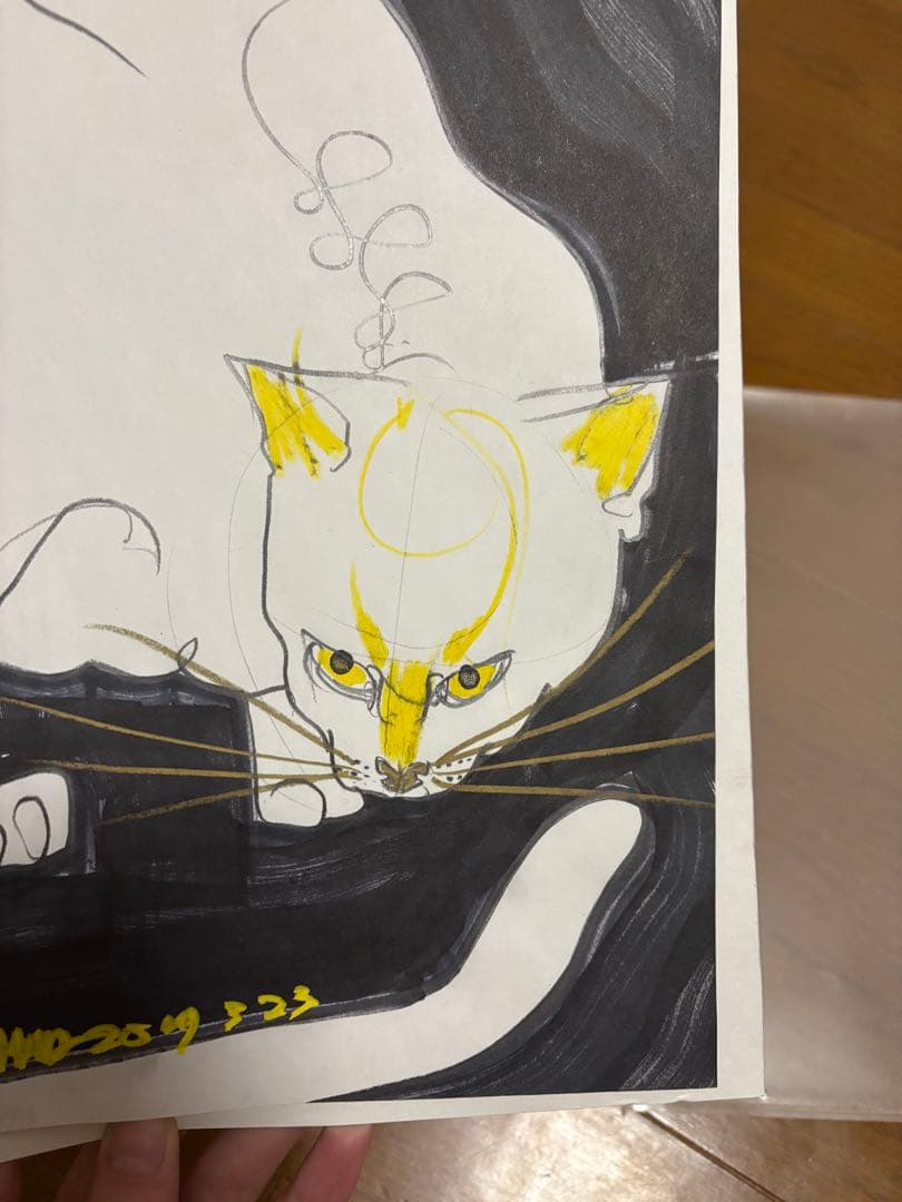 木原千春作 ドローイング 2019年作