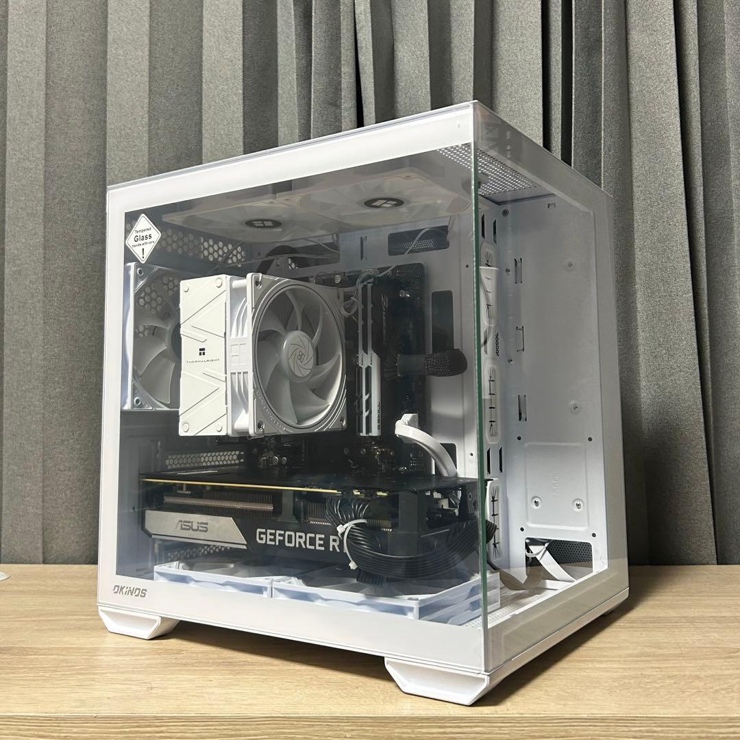 超高性能 白 ゲーミングPC RTX3070 Windows11 ワイルズ快適