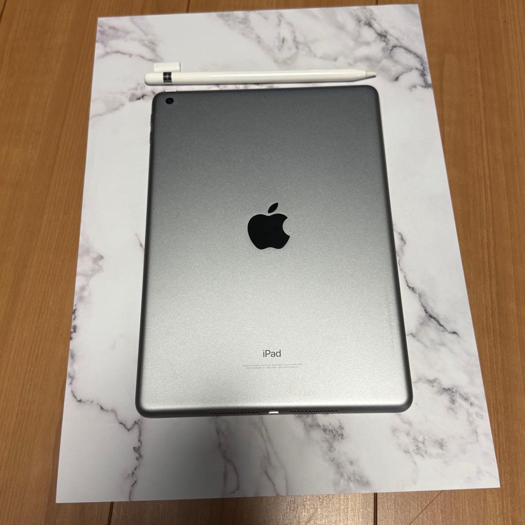 【美品】iPad 第六世代スペースグレー本体とApple Pencilセット