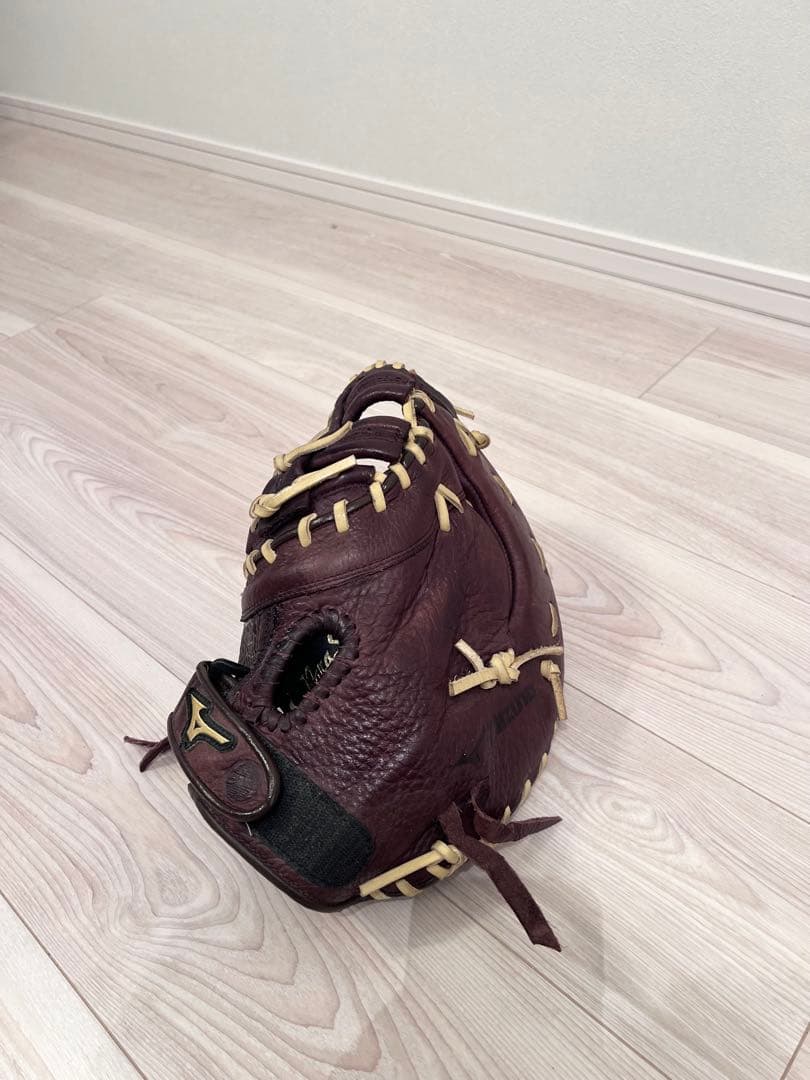 海外モデル　ミズノ硬式　ファーストミット　左投げ用 ダークブラウン