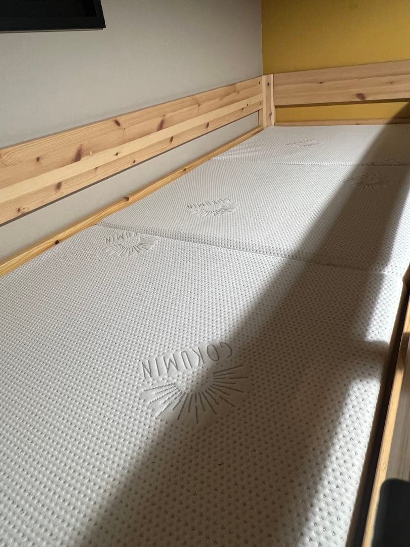 引取限定　無印　パイン材ミドルベッド　販売終了品　廃盤