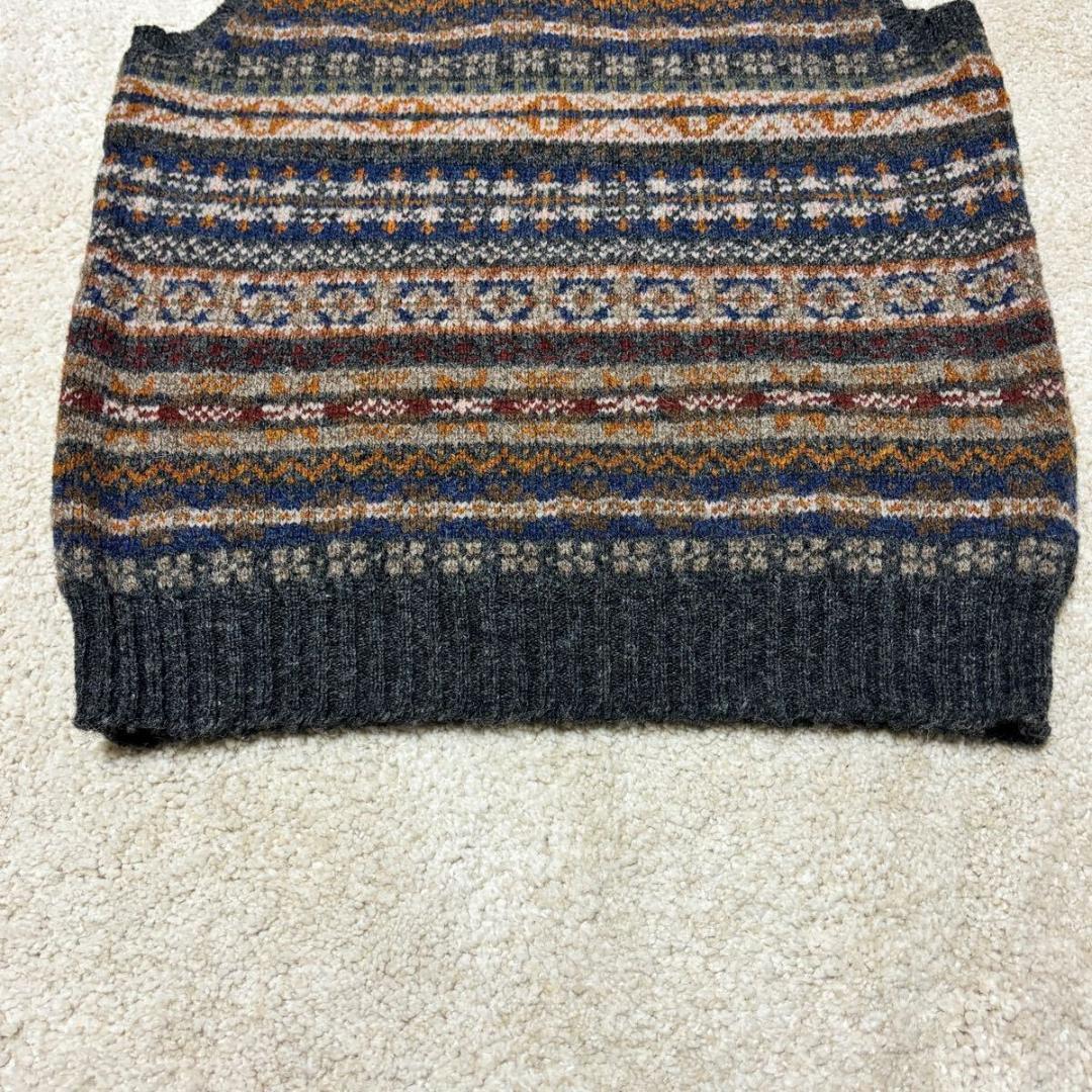 ジャミーソンズ フェアアイル Vネック ベスト 40 スコットランド製