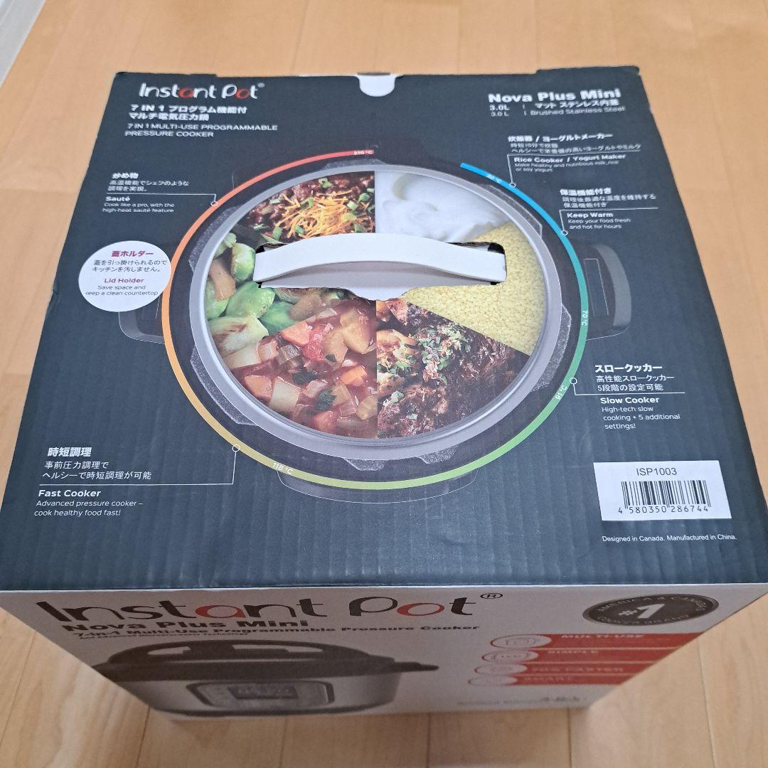 キッチン家電 Instant Pot Nova Plus Mini 3.0L