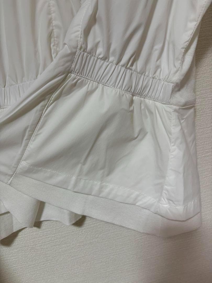 ラスト１点＆最終値下・PXG ゴルフペップラムベスト⚫︎白異素材MIXデザイン