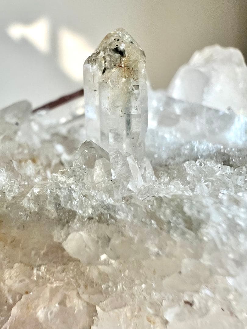 祝春節✨AAAAA宝石質マニハール 天空に浮かぶクリスタル神殿✨ルチル入天使の翼