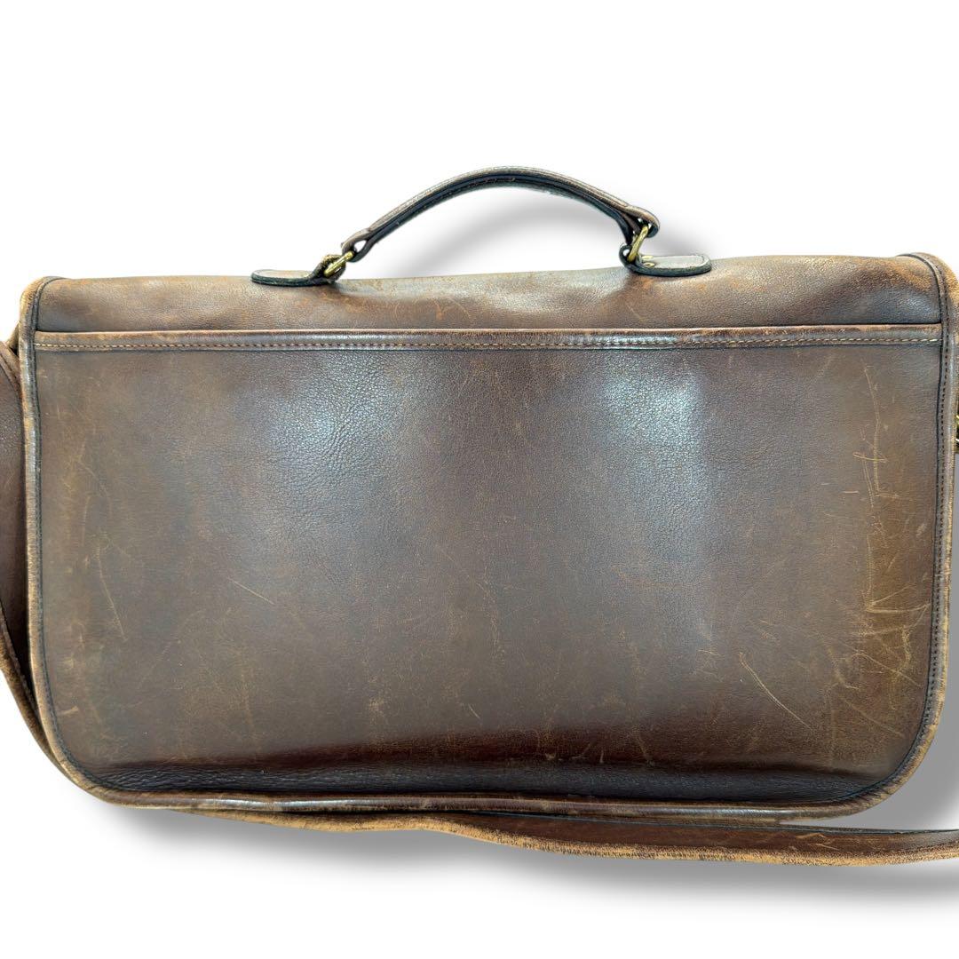 良品 オールドコーチ ビジネスバッグ ヴィンテージ ブラウン 5107 希少品