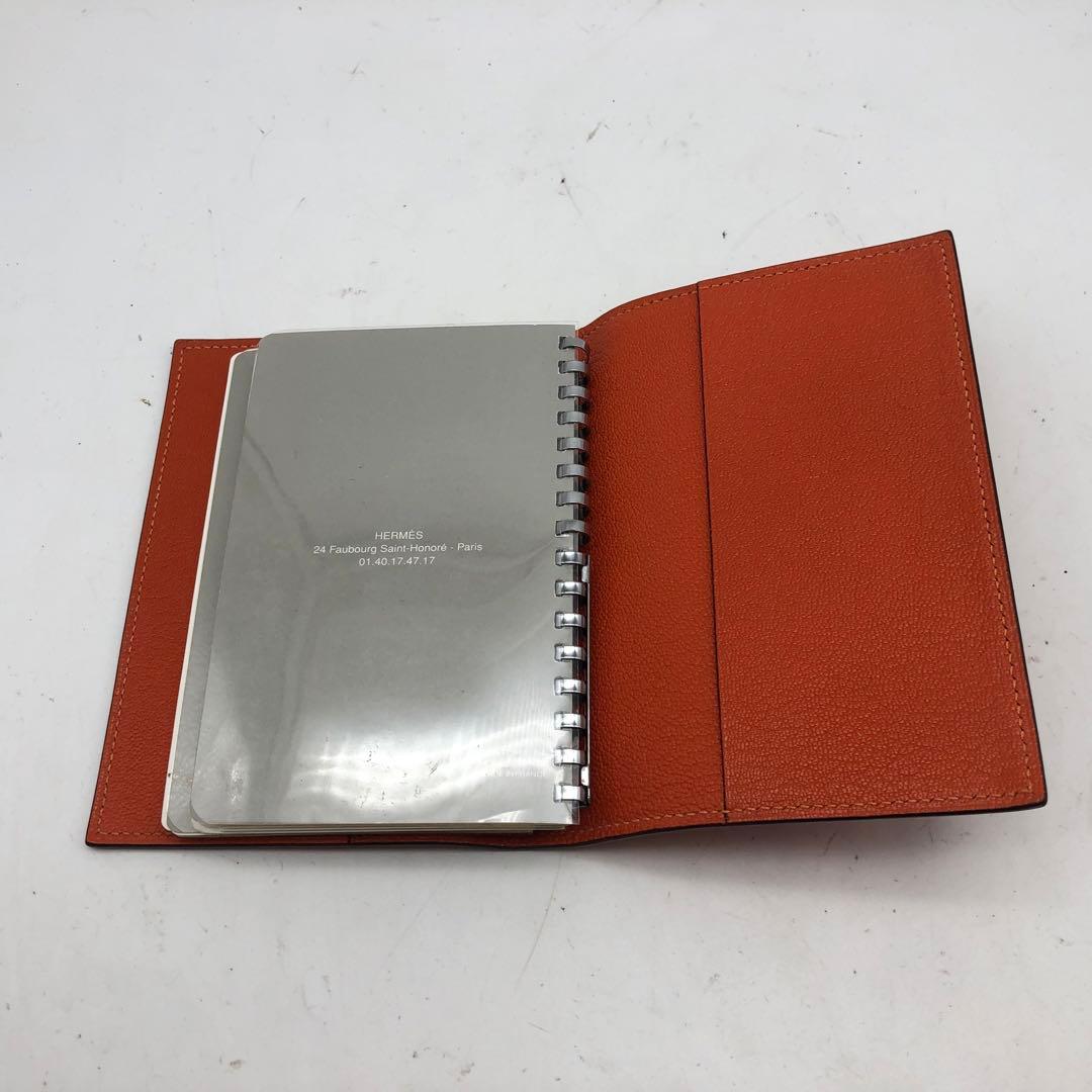 エルメス アジェンダ 手帳 ダイアリー レフィル付 革 EZ243