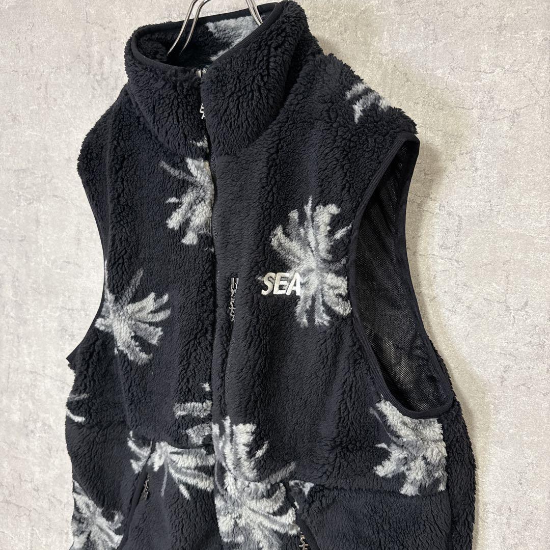 【タグ付き】WIND AND SEA PALM TREE フリースベスト　XL