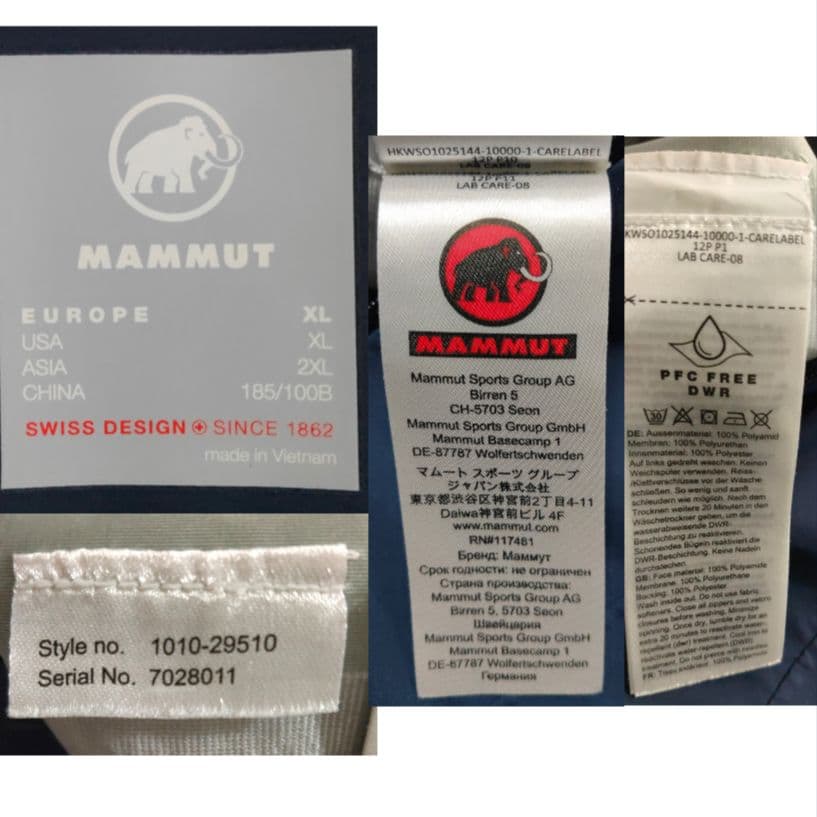 ビ*ー様 MAMMUT Stoney HS Jacket ハードシェル スキージ