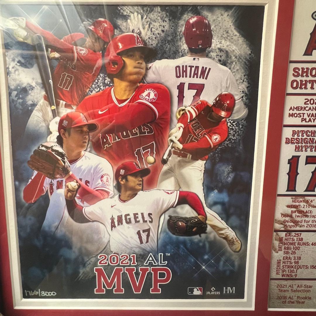 大谷翔平 2021 MVP フォトミント 限定3000額装版 HM社公式