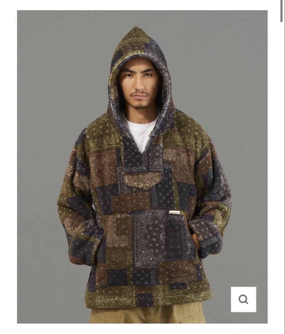 トップス LIBERAIDERS / BANDANA PILE FLEECE HOODIE