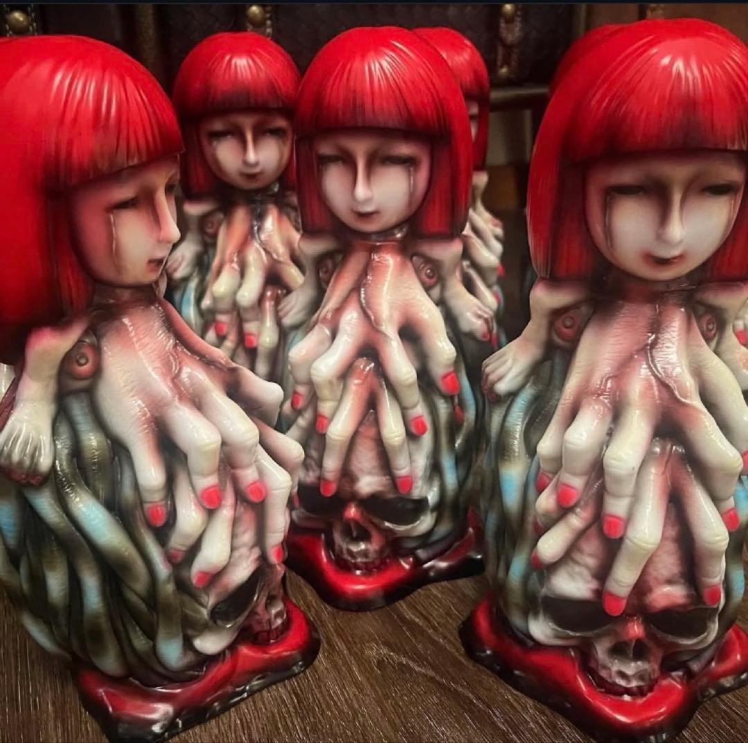 かっこわらい雑貨店 エリザベス Elizabeth 赤髪 ソフビ　フィギュア