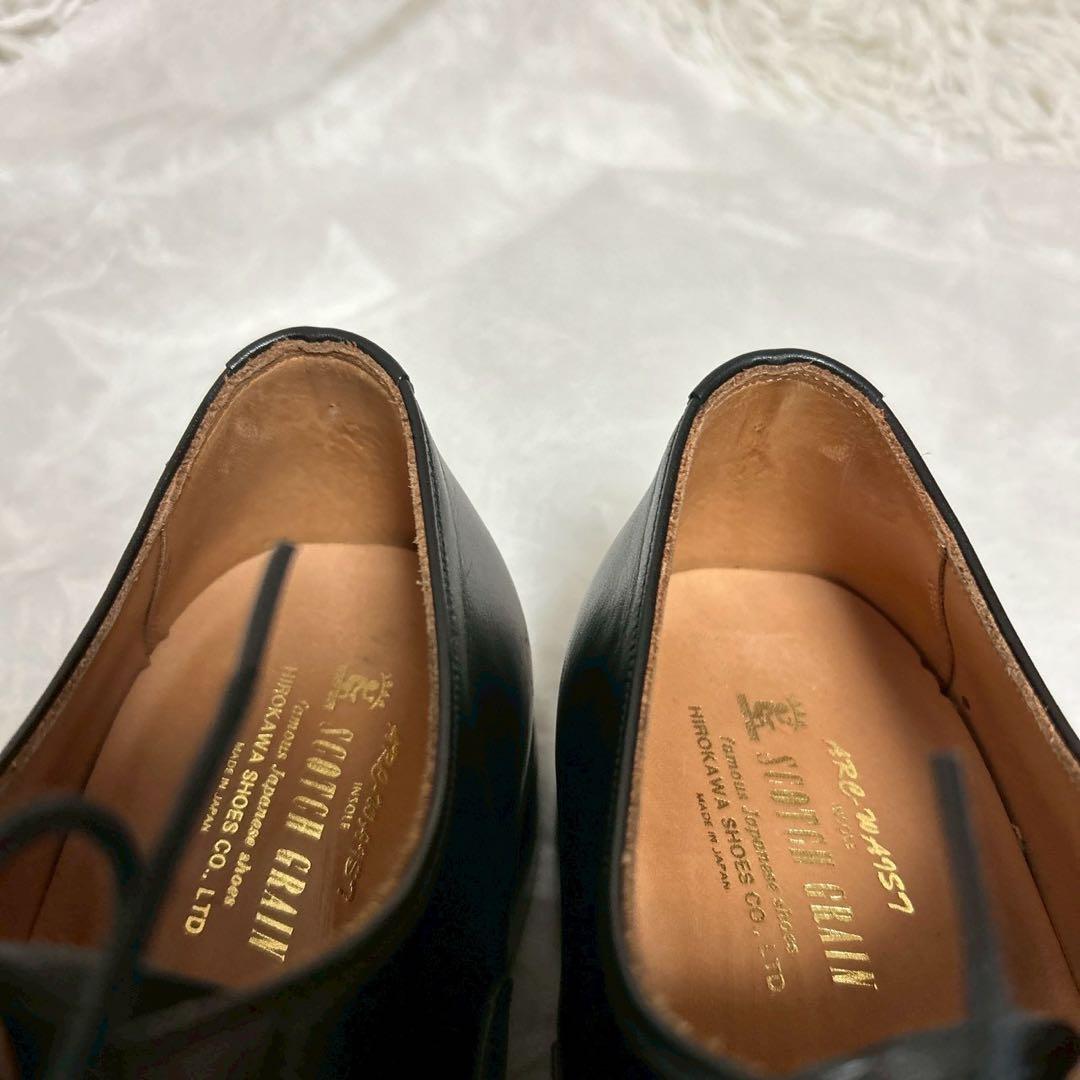 極美品✨スコッチグレイン　ビジネスシューズ　H−9106　ブラック