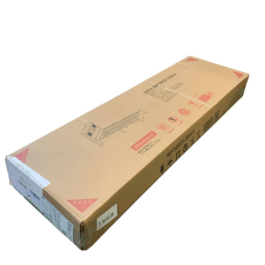 【新品・未開封】ベッドフレーム セミダブル ブラック 木製 パイプベッド #2