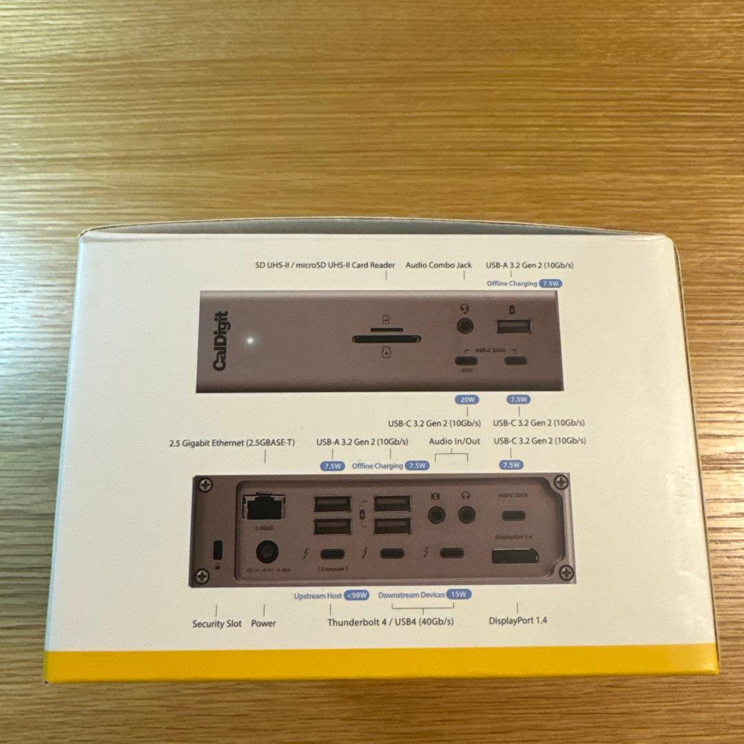 【美品】CalDigit TS4 Thunderbolt Station 4