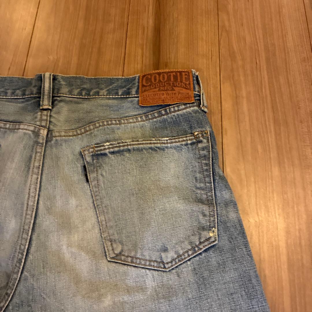 cootie デニム　リペア　ダメージ　34 36 Ｌ　ＸＬ③