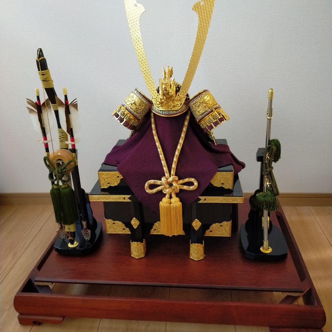 兜　五月人形　ケース飾