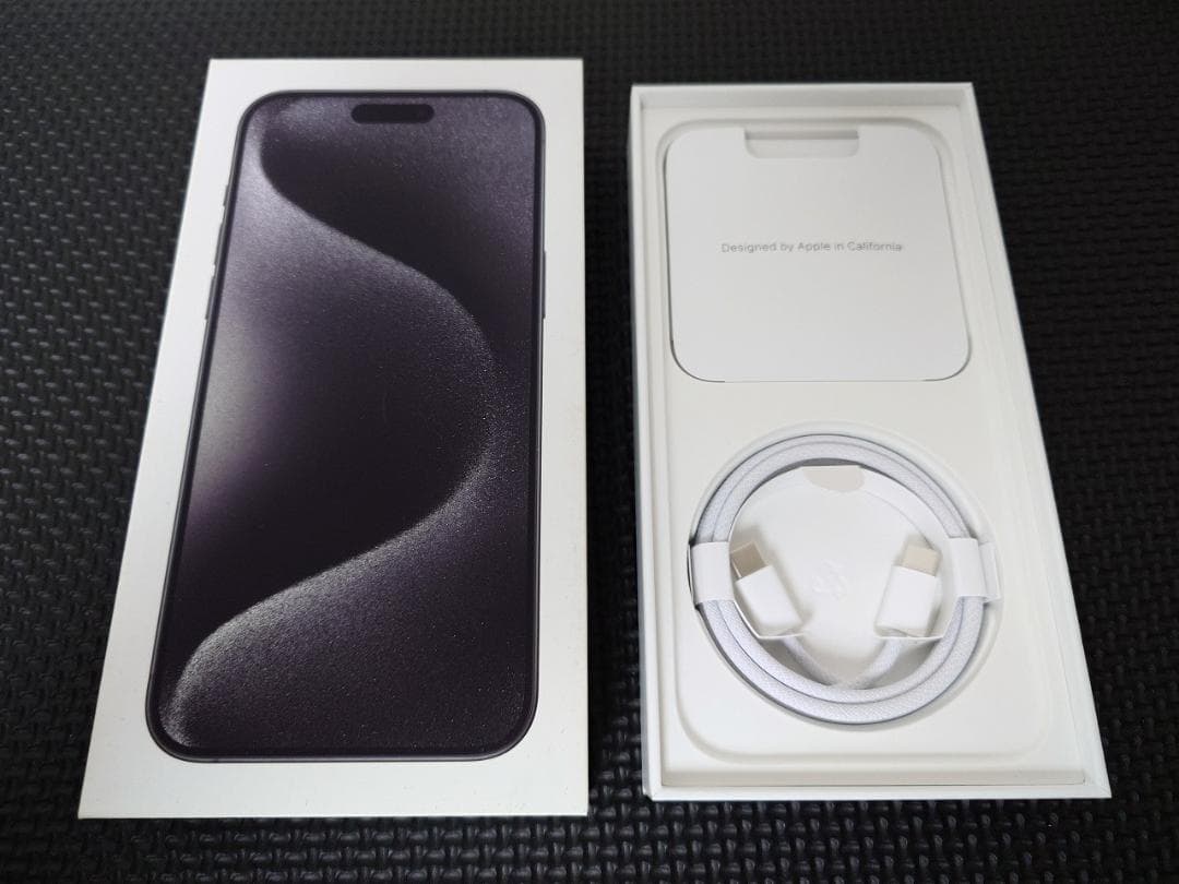 Apple iPhone15 ProMax ブラック 256GB 電池容量98%