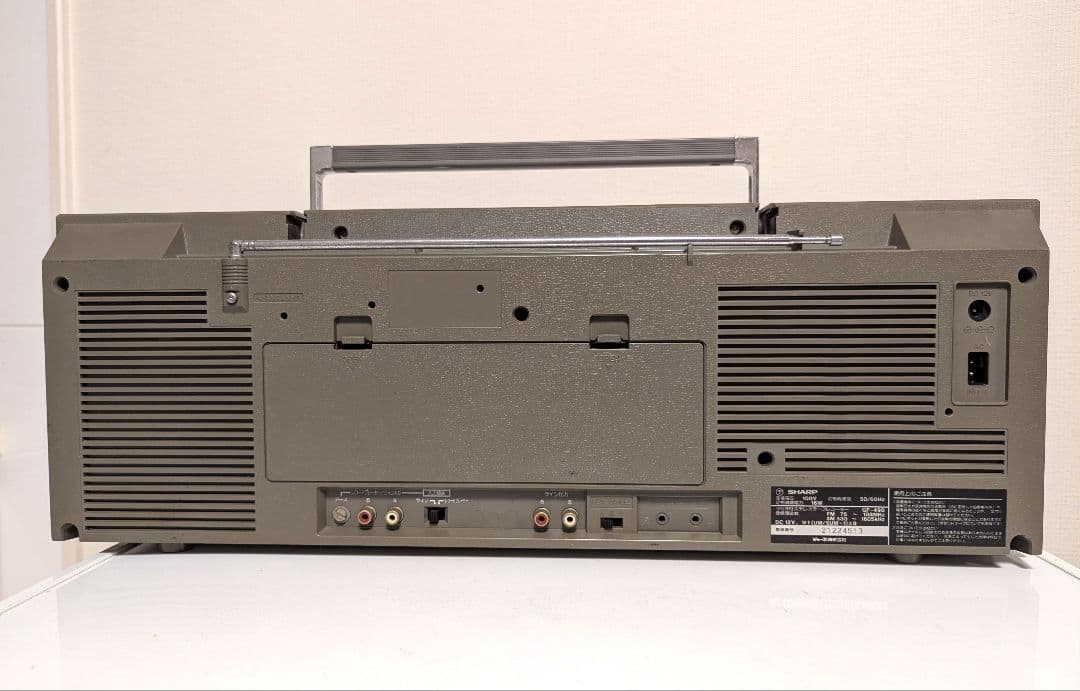 【ジャンク品】SHARP シャープ GF-490 ダブルラジカセ ラジカセ