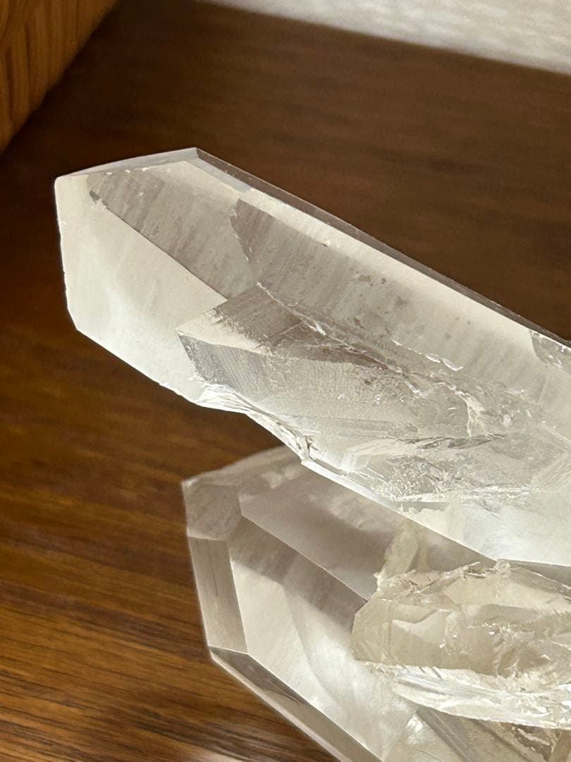 クリアクォーツ　クラスター　天然石　ブラジル産　置物