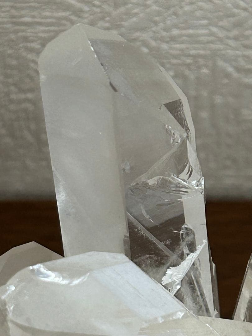 クリアクォーツ　クラスター　天然石　ブラジル産　置物