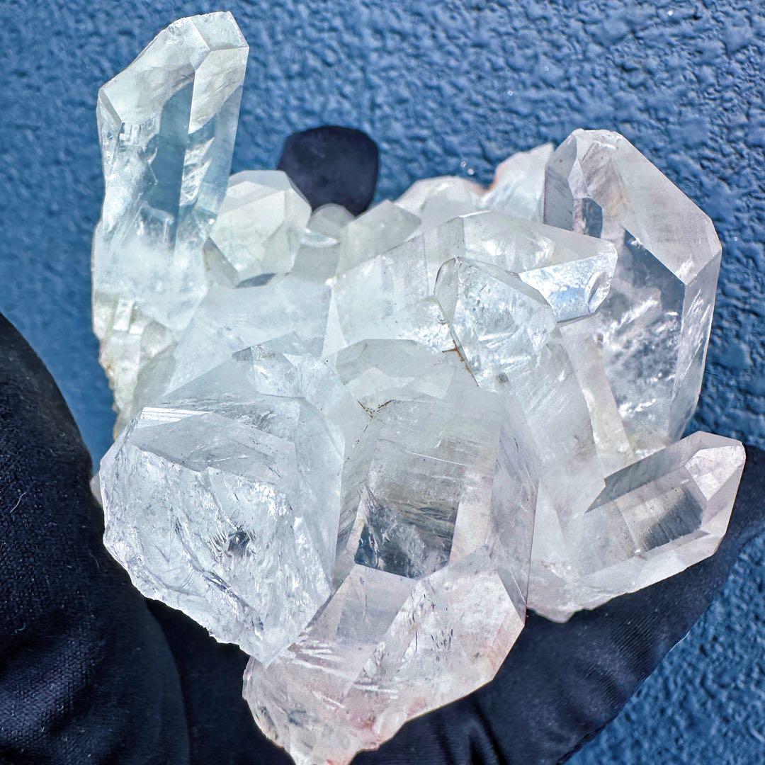 希少高透明度❗️キラキラ☆マニカラン産ヒマラヤ水晶クラスター超強いパワーA1411