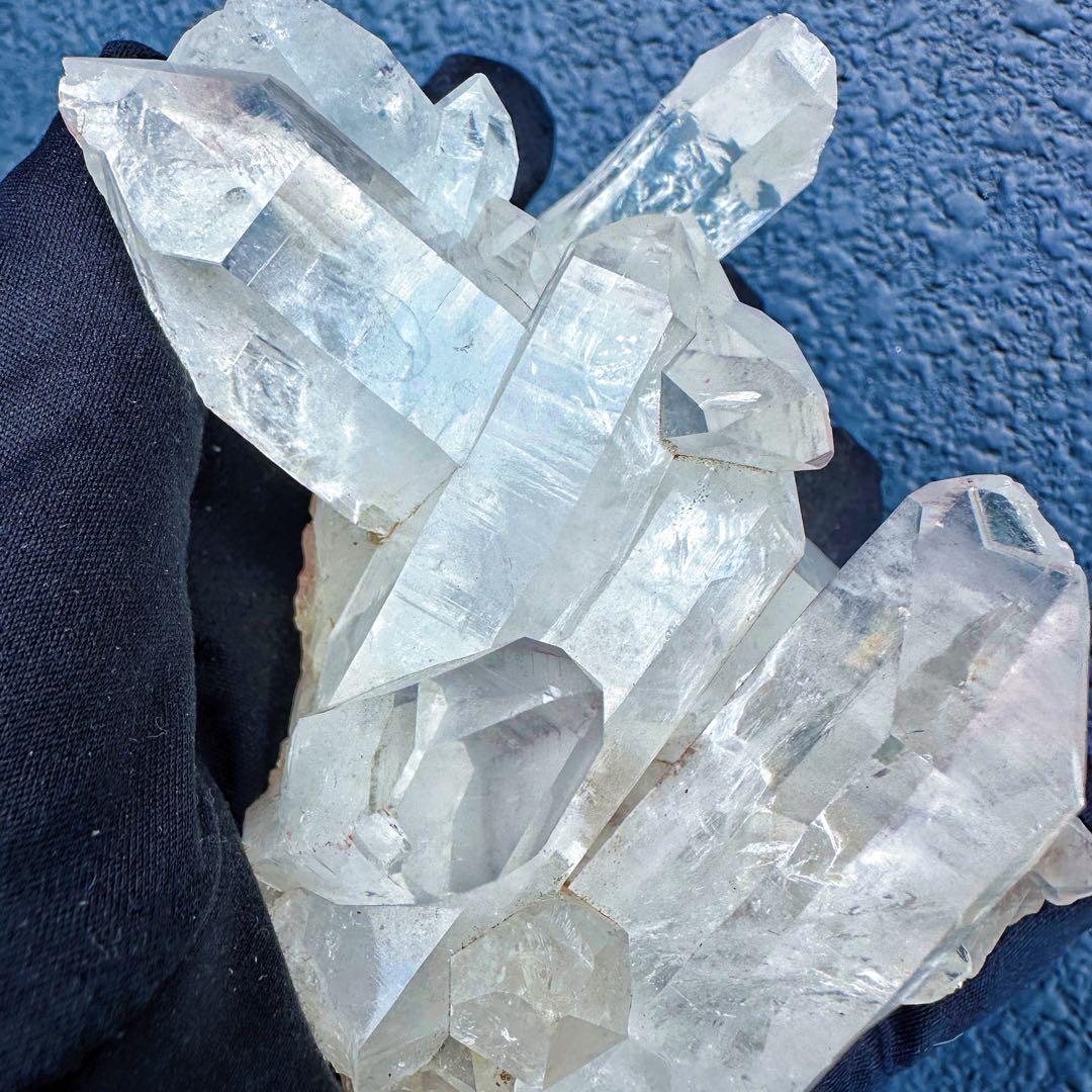 希少高透明度❗️キラキラ☆マニカラン産ヒマラヤ水晶クラスター超強いパワーA1411