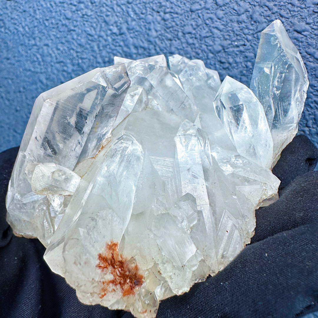 希少高透明度❗️キラキラ☆マニカラン産ヒマラヤ水晶クラスター超強いパワーA1411