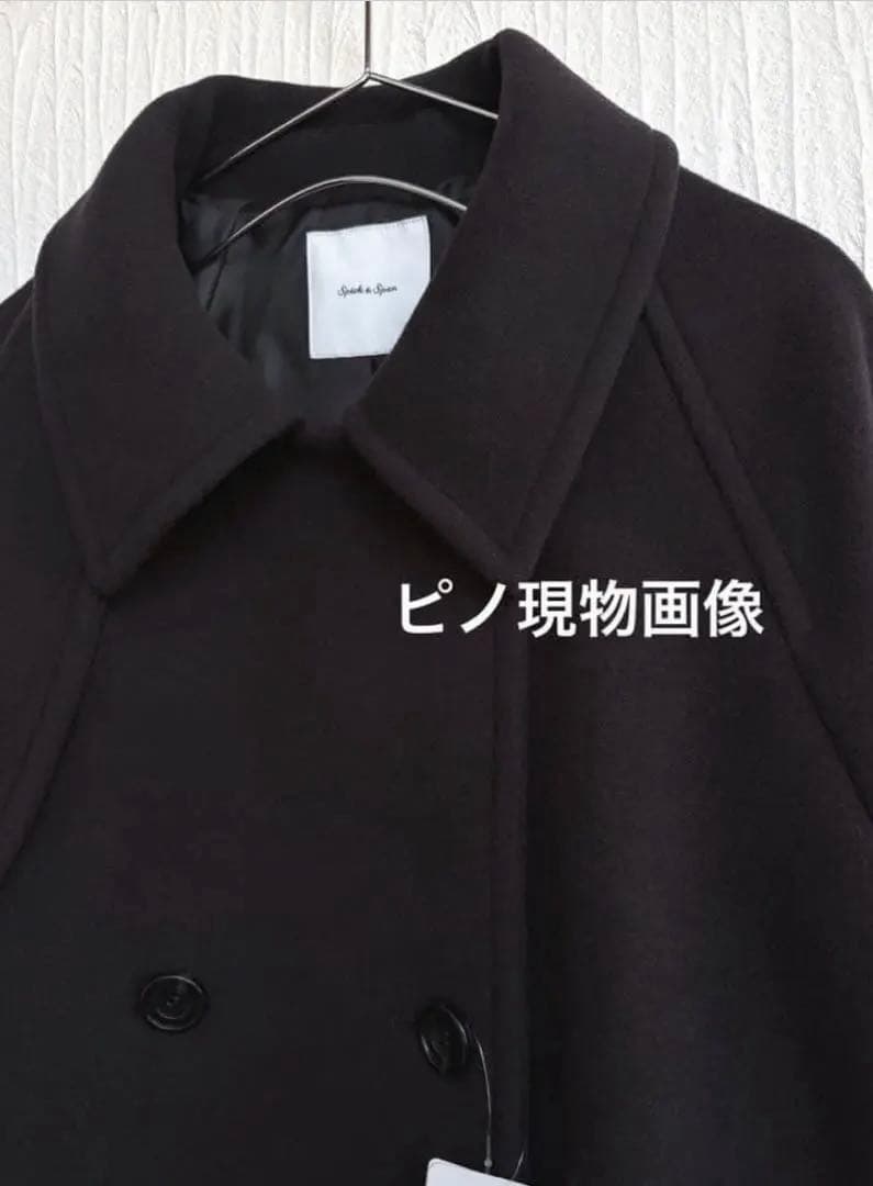 即日発送可！38【新品】S160スタンドカラーショートコート スピック＆スパン