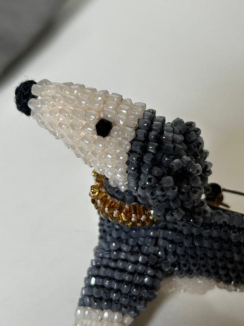 aprosio&coアプロジオ・大型犬ブローチ・未使用品